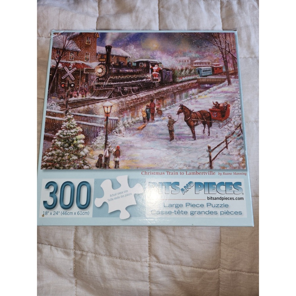 Bits and Pieces CHRISTMAS TRAIN‎ TO LAMBERTVILLE 300 piece puzzle